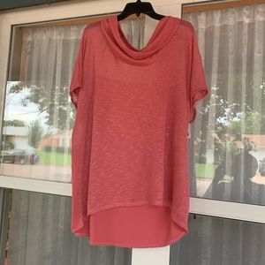 Xhilaration-Turleneck short sleeve knit top